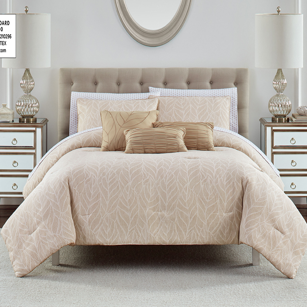 99,99% Polyester Jacquard Yarn Tyed Counterter 6 pièces